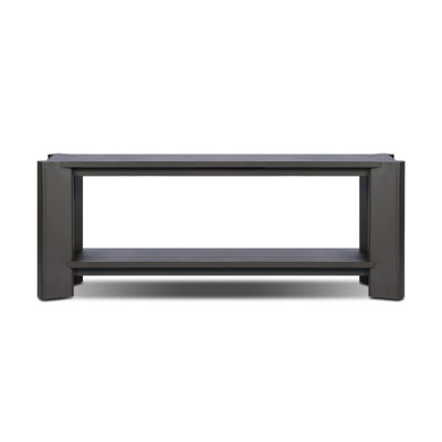 Manley Outdoor Metal Console Table-Bronze