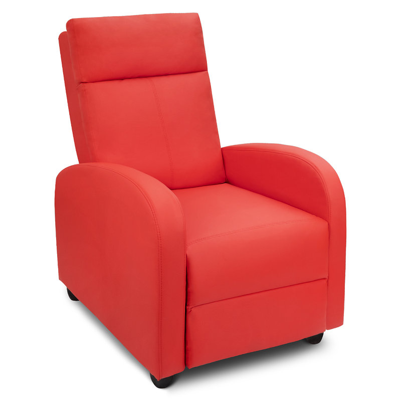 Fauteuil inclinable manuel Sykora, Rouge