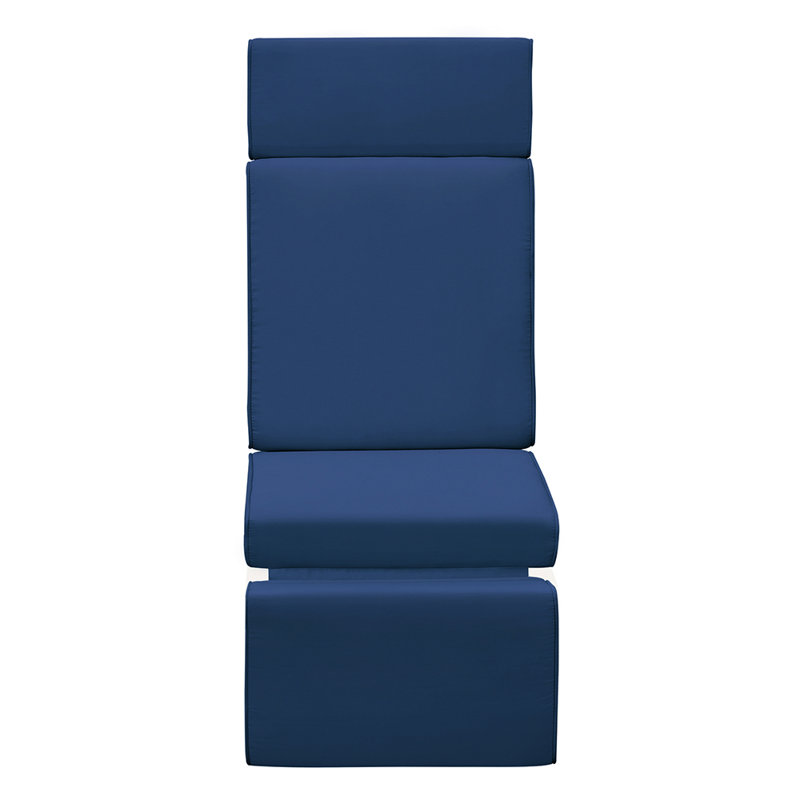 Tapis de chaise longue d'extérieur imperméable, Marine