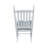 Wooden Porch Rocker Chair  WHITE, Without Mat