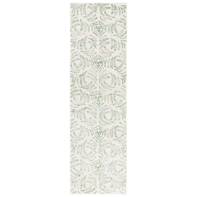 Msr Jardin Martha Stewart 300 Hand Tufted Performance Floral Rug, Runner 2'3" x 8'