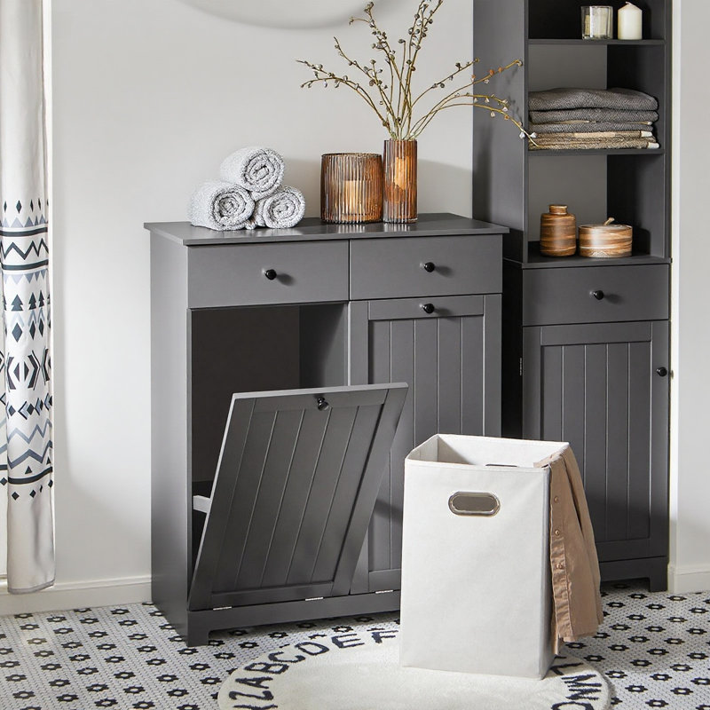 Munsell Bathroom Cabinet, Grey