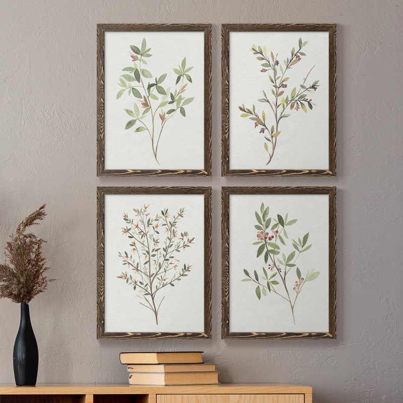 Toile simple encadrée de qualité supérieure - prête à être accrochée, H 20 po x l 68 po x P 1,5 po, Noyer