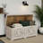 Harleen Solid Wood Storage Bench-498537604
