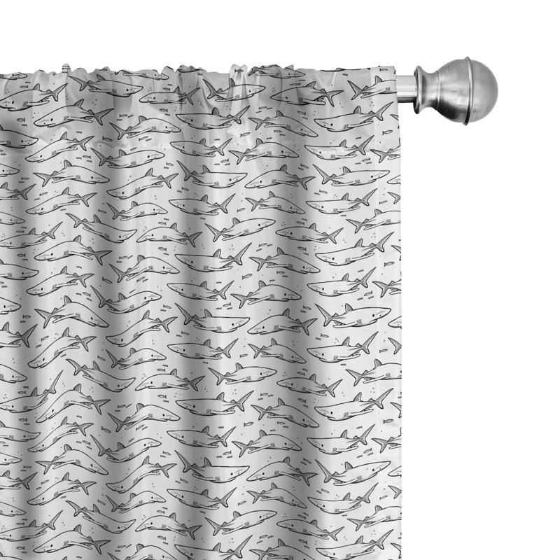 Semi-Sheer Rod Pocket Sliding Panel, 28" x 95"