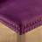 Modern Solid Wood Dining Chairs With Velvet Upholstery In Purple And Legs, Of 2 Graceful Trim Nailhead