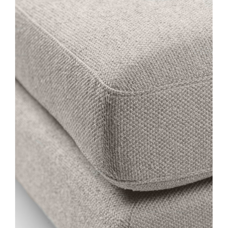 Firhoj Square Ottoman, Light Gray