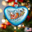 Holiday 3.5'' Handmade Glass Holiday Shaped Ornament