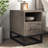 Letterly Solid Wood Top End Table with Storage and Built-In Outlets
