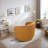 Dove Upholstered Swivel Chair-105268595