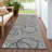 Machine Washable Indoor/Outdoor Chantille ACN2408 Geometric Rug-1455040391