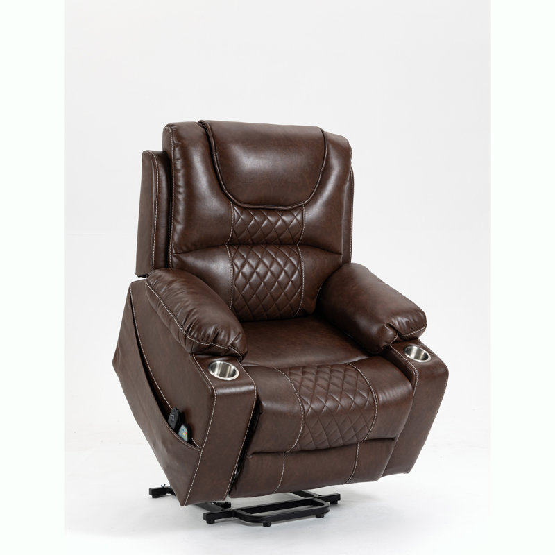 Fauteuil inclinable électrique Power Lift, Brun