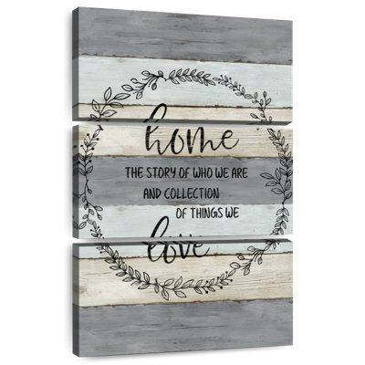Plaque murale Kema Home Love Wreath
