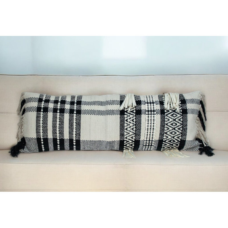 Parkland Collection Minos Transitional White Throw Pillow
