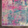 Abbate Abstract Pink/Blue/Orange/Ivory Area Rug