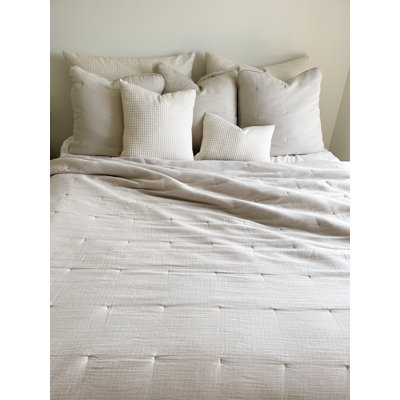 Ensemble de courtepointe 100% coton 3 pièces