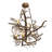 72" Long Winter Solstice 11 Light Chandelier