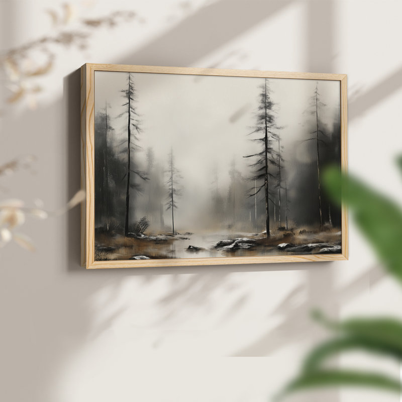 «Chirstmas Art» - DCCDXLVII - Reproduction encadrée - Restickable, H 8 po x l 10 po, Naturel