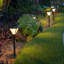 Ensemble de 2 lampes de jardin solaires bicolores faciles à installer