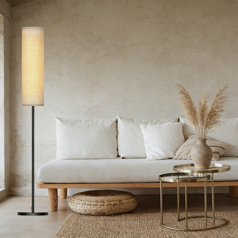 Lampe sur pied réglable à DEL avec télécommande, lampe sur pied moderne avec gradation continue et 4 températures de couleur, éclairage agréable pour le salon, la chambre à coucher et le bureau