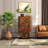 Walnut Frame Cabinet with Premium Hardware Handles
