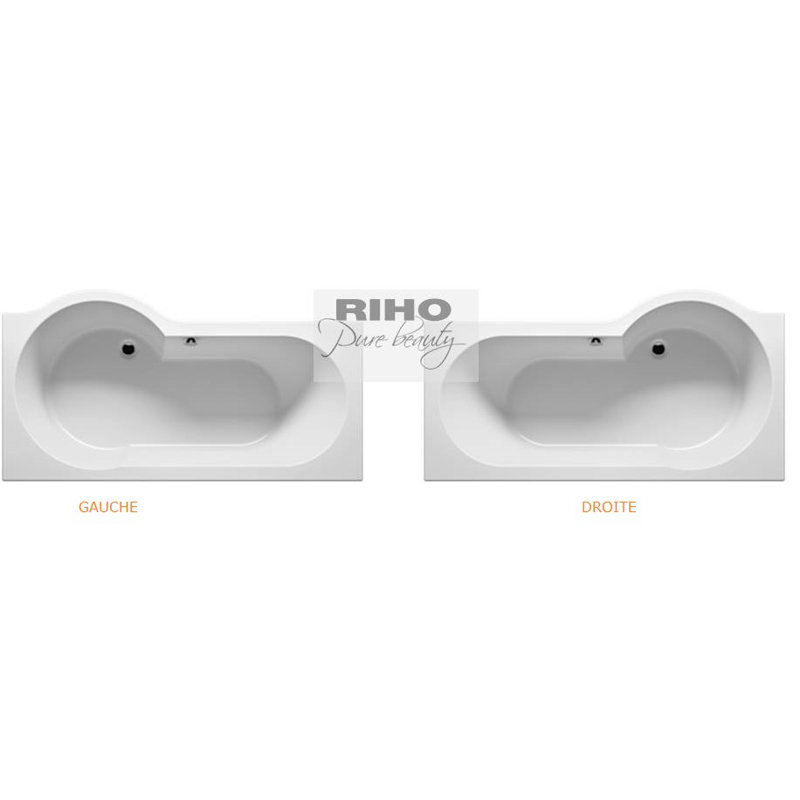 1700mm x 900mm Standard Acrylic Bathtub
