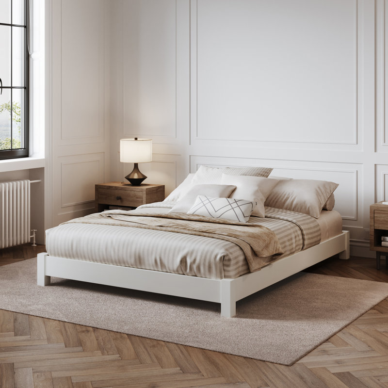 Hardnett Bed, Kingsize (5'), White