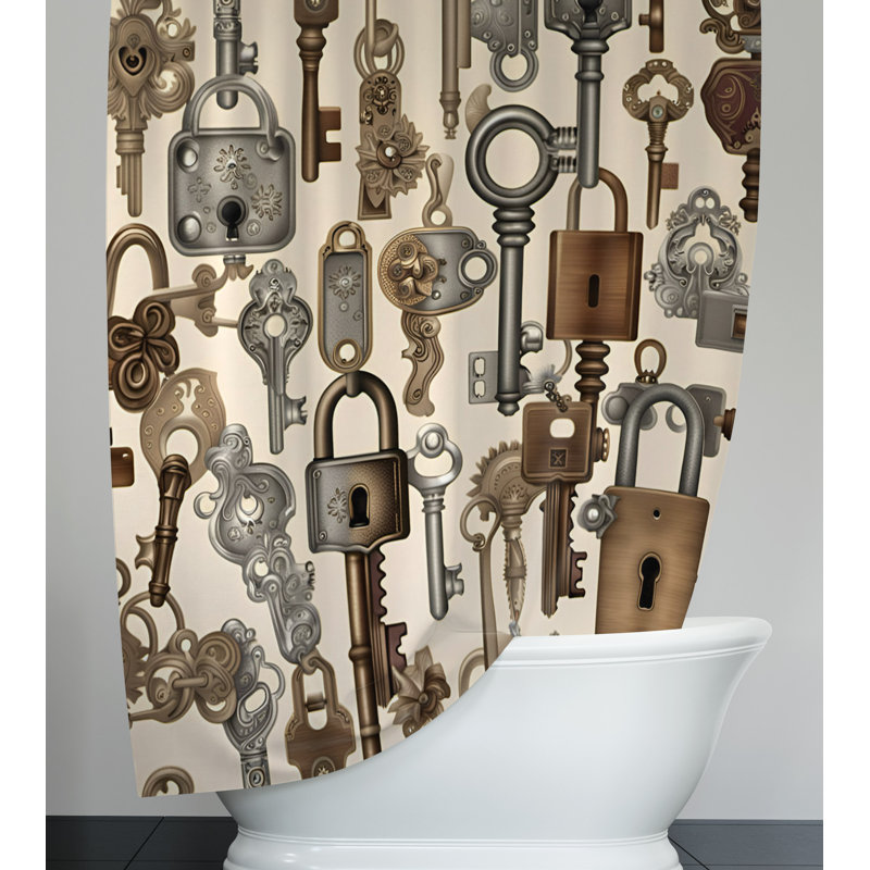 Rideau de douche SH00811, L 70 po x L 72 po