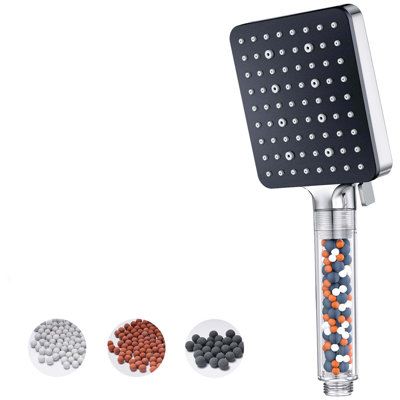 Rain and Massage/Jet Handheld Shower Head