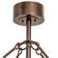 Luminaire suspendu en chêne de 45 po de large