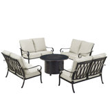 Rico Outdoor 5 - Piece Conversation Set