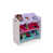 Blanc / rose / mauve / turquoise