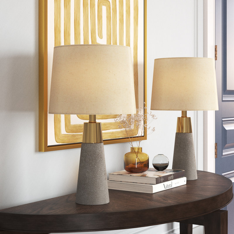 Ensemble de lampes de table 25 "Vangogne, Gris