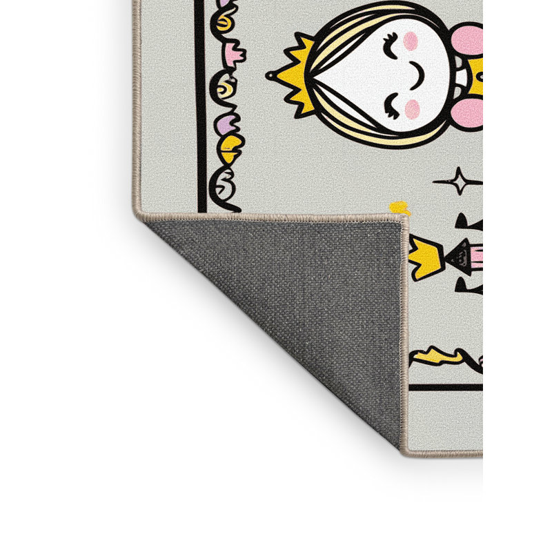 Tapis fantaisie East Urban Home, Rectangulaire 2 pi x 3 pi