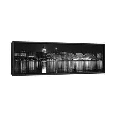 «Madison Skyline Cityscape», reproduction de photo sur toile