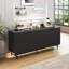 Buffet 68 po à 4 tiroirs avec lumière DEL et tablettes réglables-1279098605