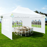 10 x 15 FT Pop Up Canopy Tent with 4 Sidewalls