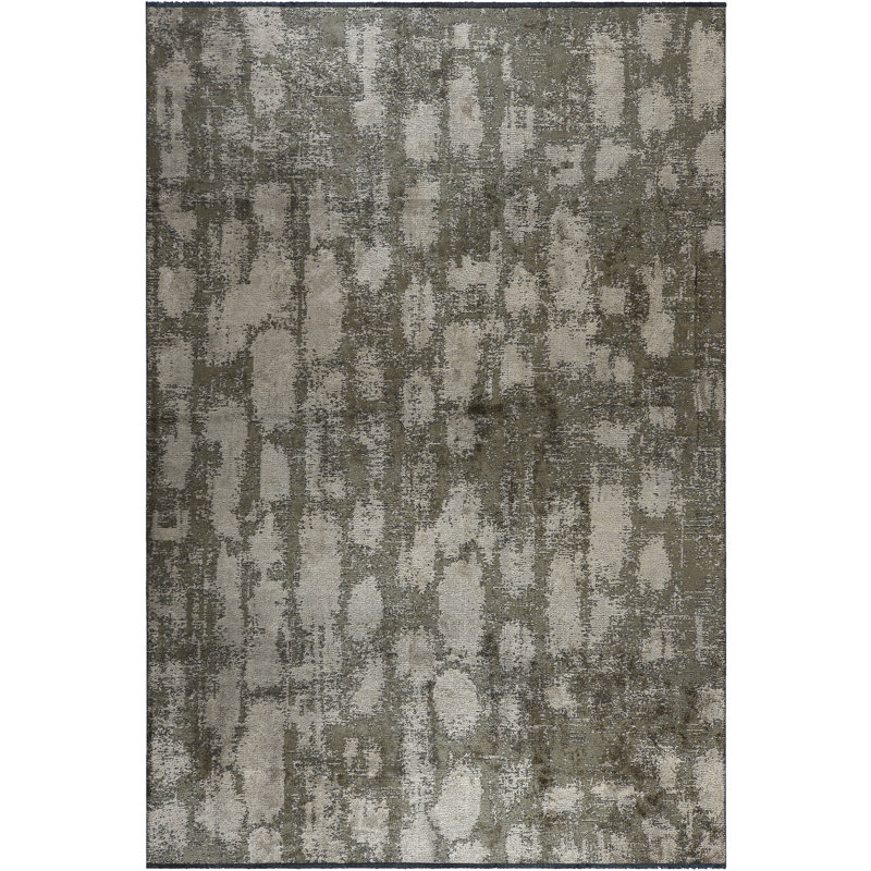 Tapis brun en coton Thrill, Rectangle 7 pi 10 po x 11 pi 2 po