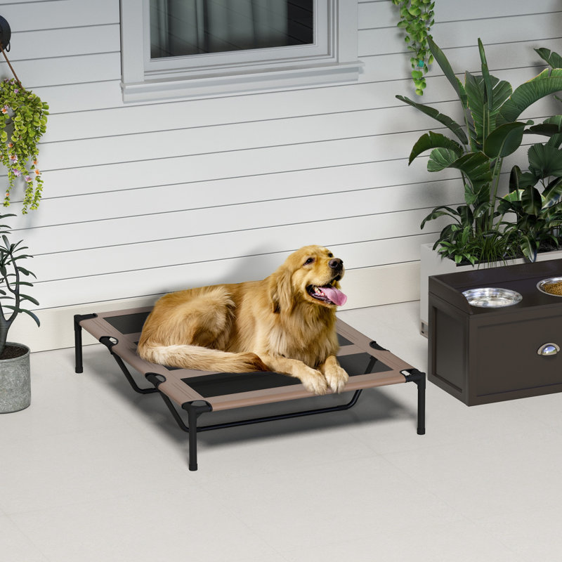 Lit surélevé Bundy, Extra Large (9" H x 48" W x 36" D), Brown/Black