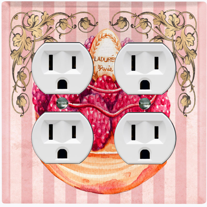 Food & Beverage 2 - Gang Toggle Light Switch Standard Wall Plate