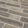 Interlocking Random Sized Glass/Stone Mosaic Tile in Gray/Taupe