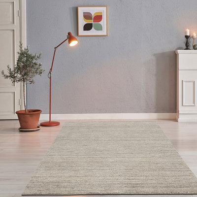 , Grey/Brown/Blue Hand Woven Hand Loomed Area Rug