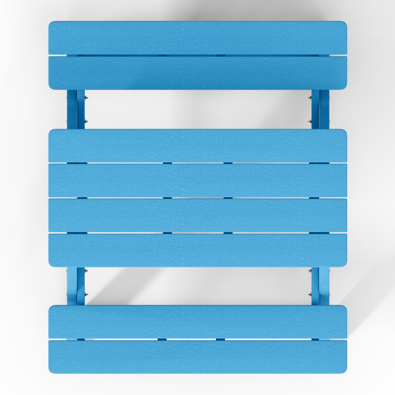 Kids Outdoor Poly Picnic Table, Blue