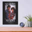 Art mural en métal luxueux «No Glove No Love» par Epic Portfolio, 24 po x 36 po-1660051796