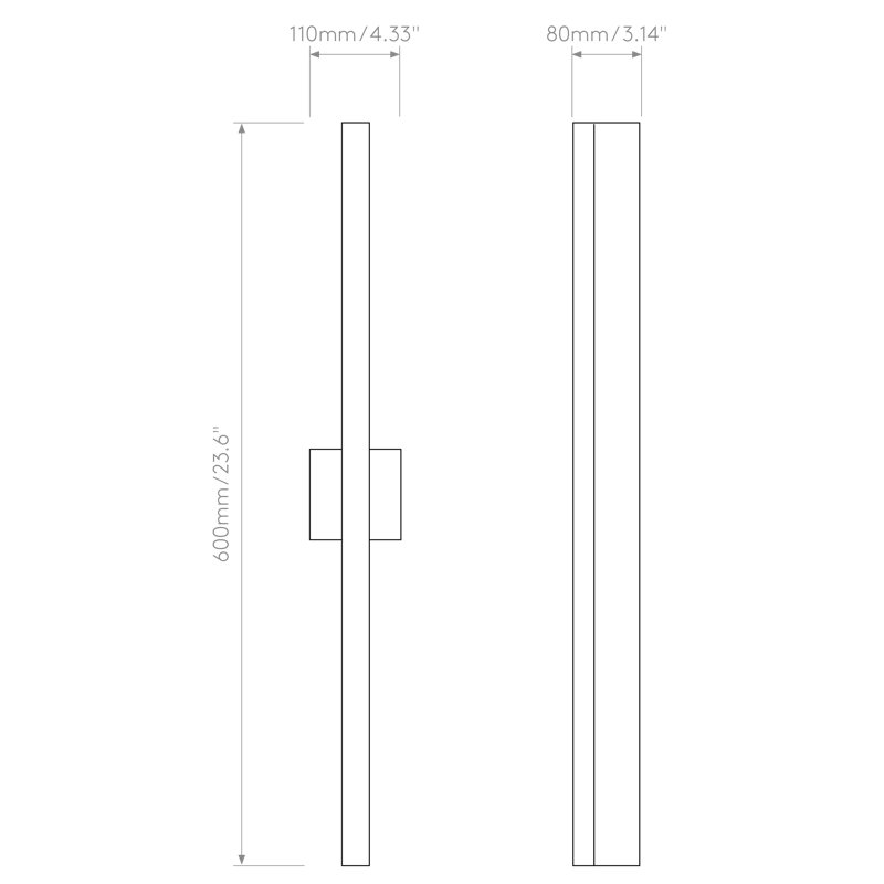 Sparta 2 - Light LED Bath Bar