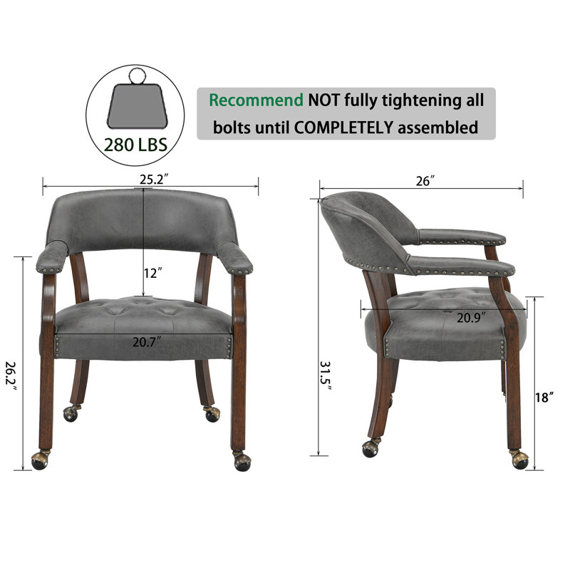 Writing Desk and Office Chair Set