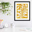 «Lomi Goldenrod I» par Grace Poppframed, reproduction d'art-1333629354-1333629344