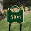 Monogram 1-Line Lawn Address Sign-572753530-572753535