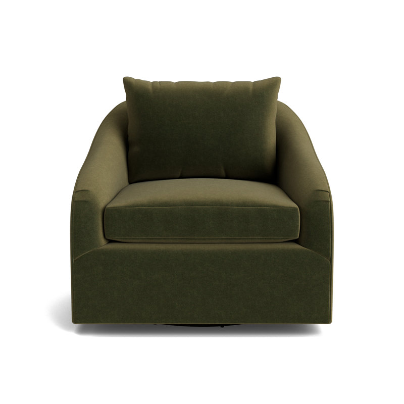 Laurel Swivel Chair, Performance Velvet - Balsam