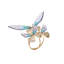 Flutter Napkin Ring in Lilac/Periwinkle in a Gift Box
